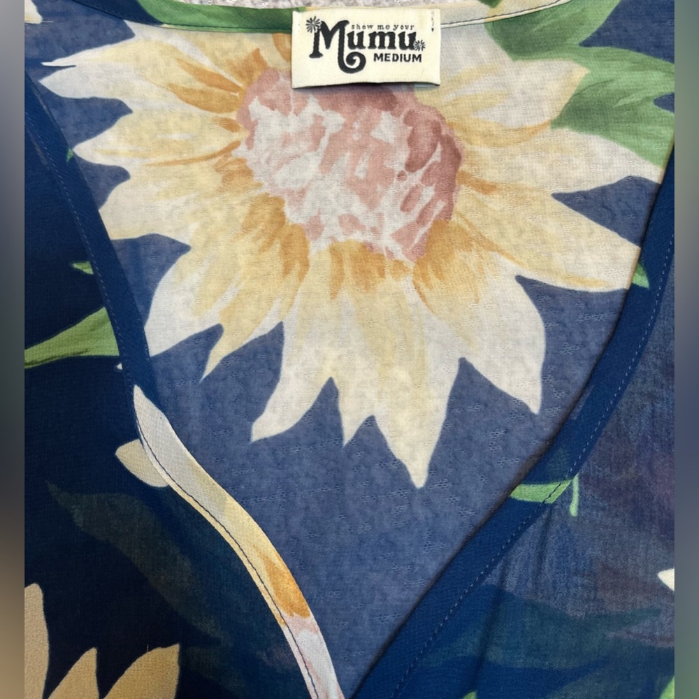 Show Me Your Mumu Sunflower Two-Piece Set: Tie Front Top & Maxi Skirt - Medium - Picture 6 of 17